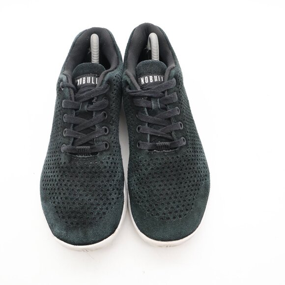NOBULL Suede Trainer Crossfit Sneakers Women's 11.5 Men's 10 Black Breathable - Picture 2 of 9